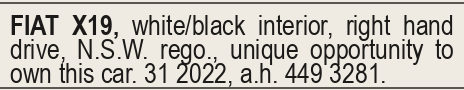 Newspaper advertisement, 1975-03-22
