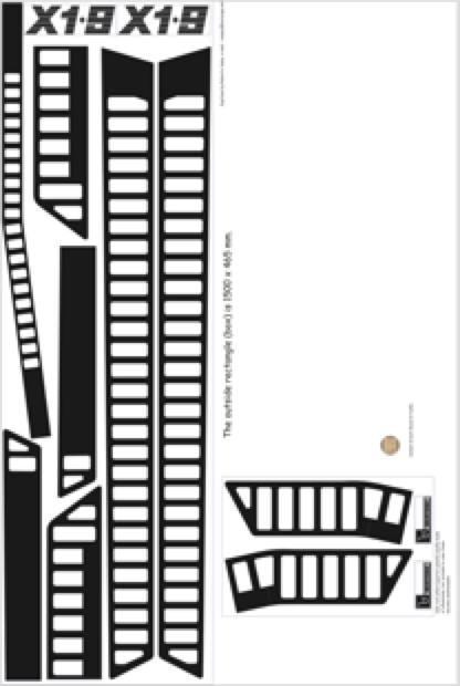 X1/9 Line Drawing