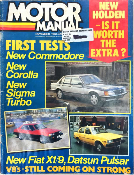 Motor Manual November 1981