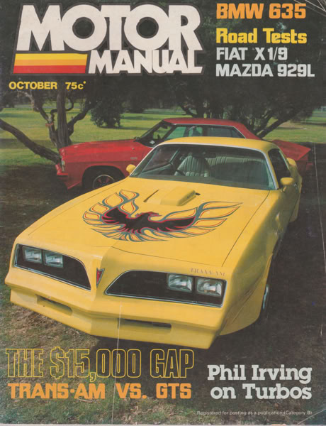 Motor Manual October 1978
