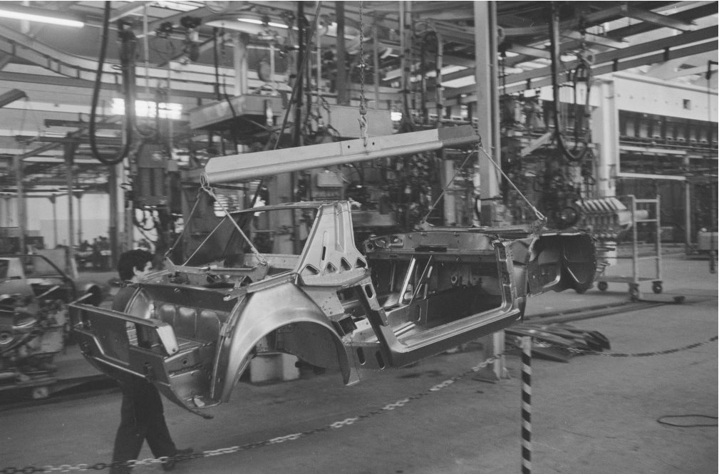 Bertone factory - X1/9 assembly