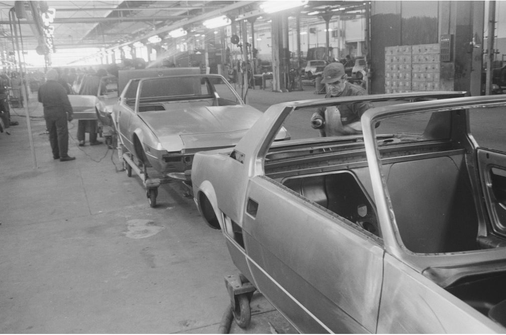 Bertone factory - X1/9 bodywork