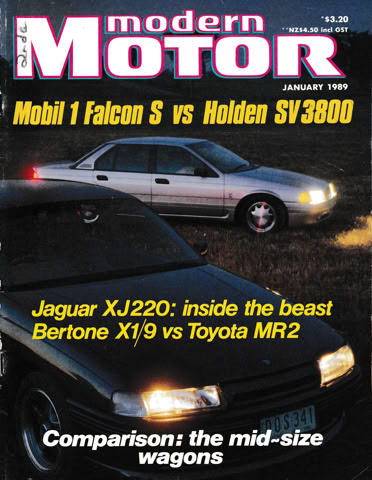 Modern Motor magazine January 1989