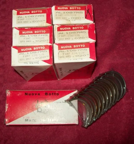 Fiat X1/9 X19 128 sohc engine Main Bearing Set  AL1087M5 20 thou undersize